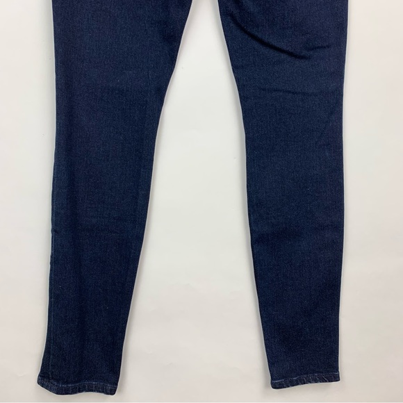 Frame Denim All High Rise Skinny Jeans with Asymmetric Slit Hem Sz 27 - Picture 8 of 11